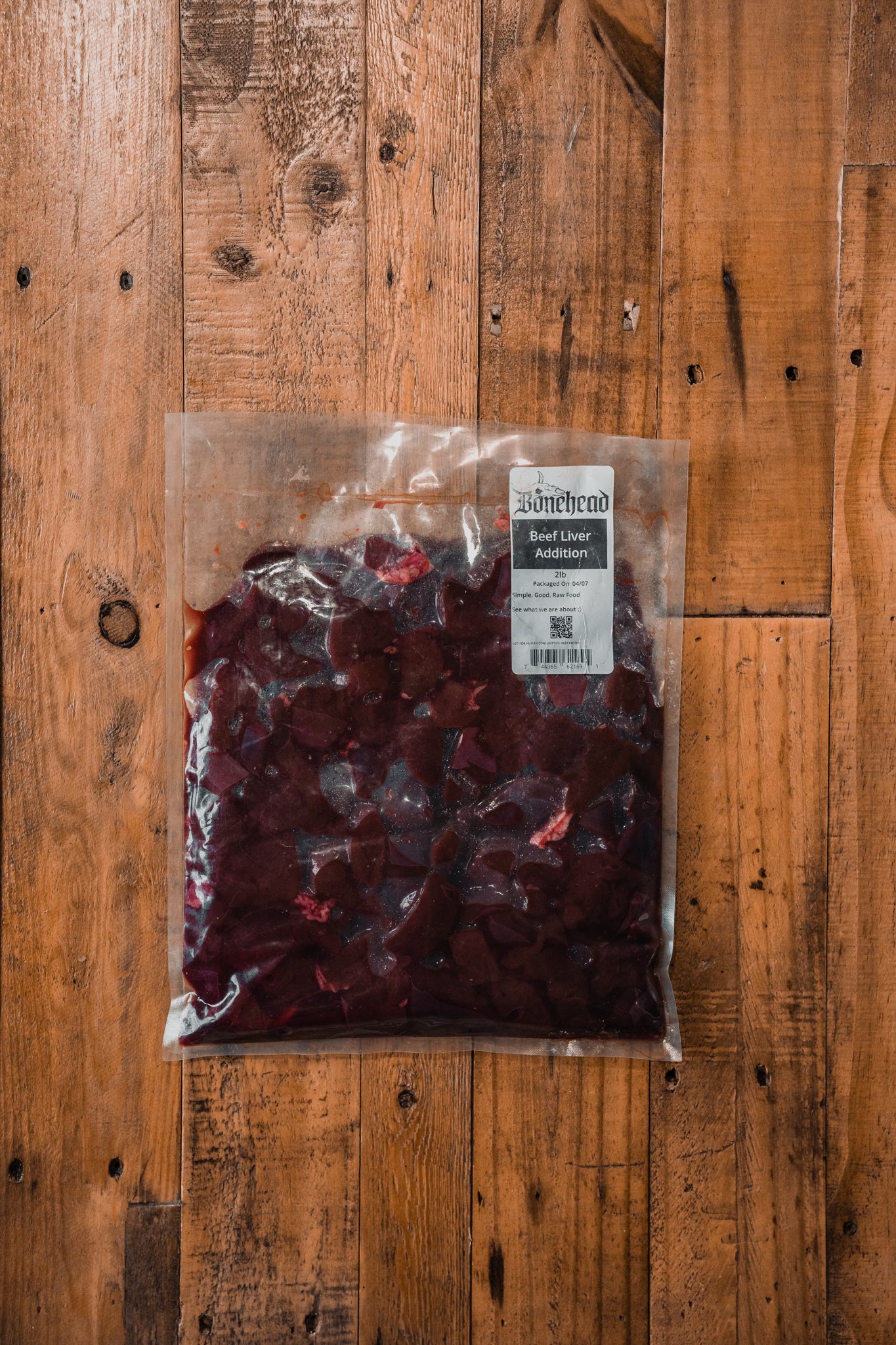 Raw Beef Liver Addition