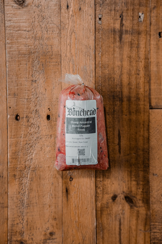 Raw Sheep Complete Ancestral Blend Pupper Food